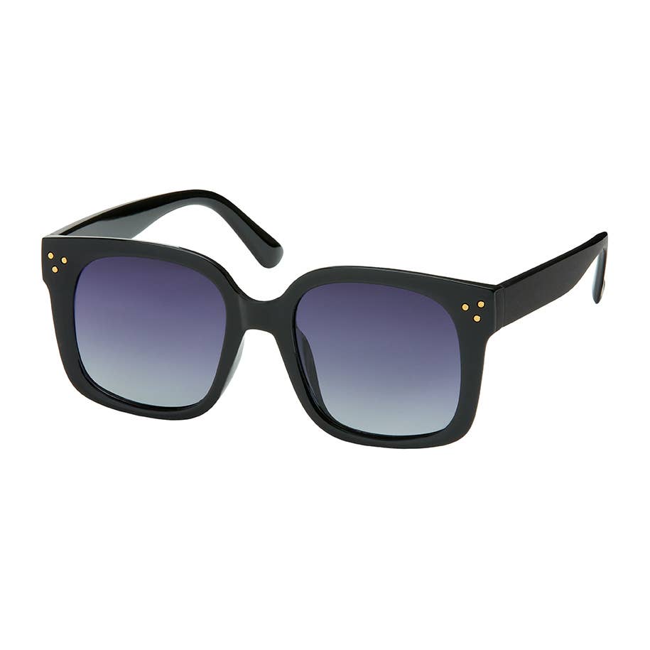 1257 Square Pins Detail Sunglass Assortment