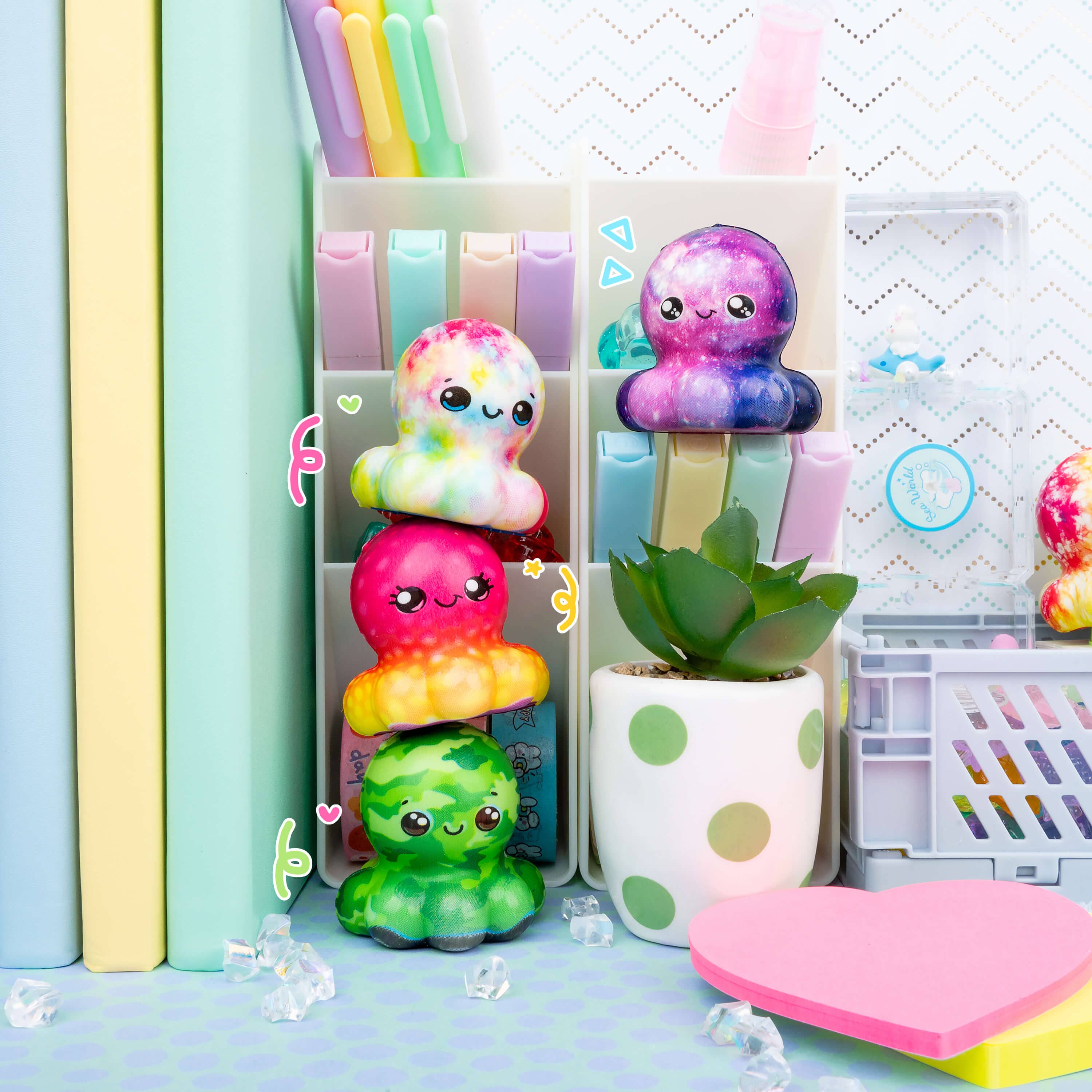 Octo-Squish Mini Squishy Toys PDQ (24pcs/case)