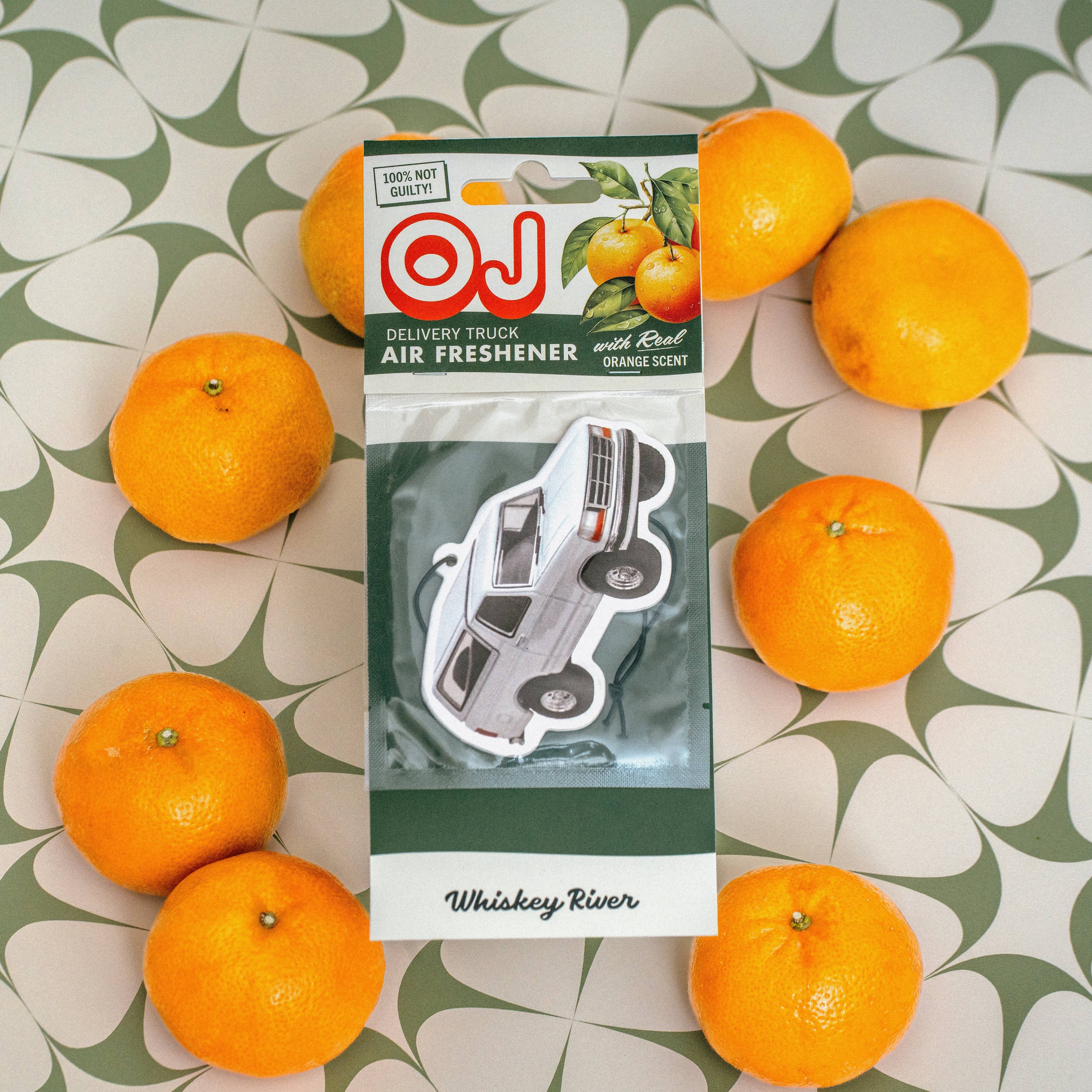 OJ Delivery Truck Air Freshener | Funny Car Air Freshener