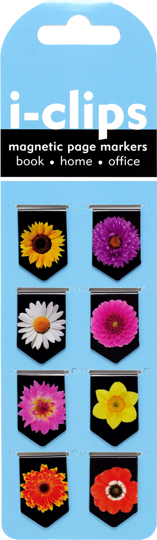 Flowers i-clips Magnetic Page Markers