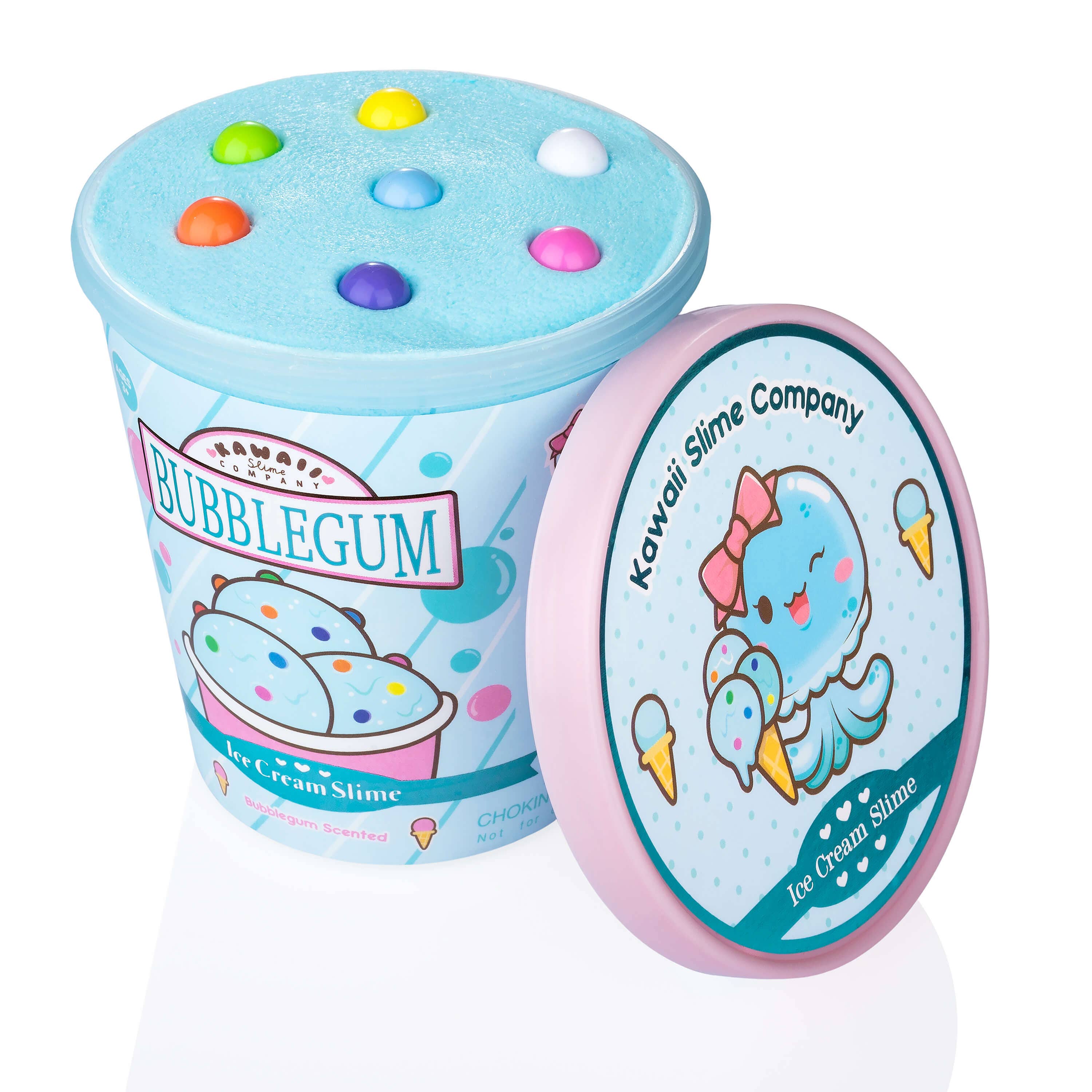 Bubblegum Scented Ice Cream Pint Slime (5pcs/case)