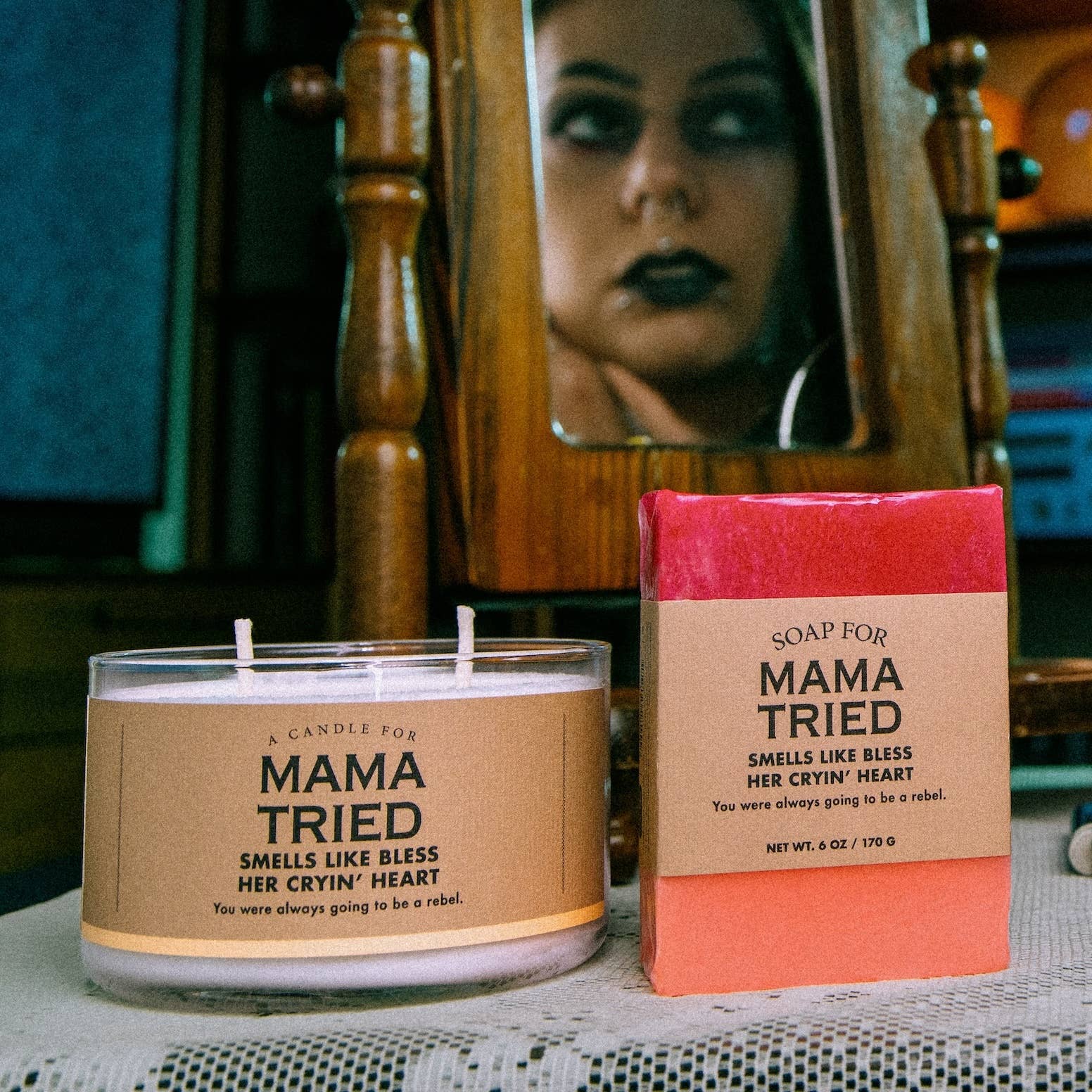 A Candle for Mama Tried | Funny Candle | Rebel Bad Girl
