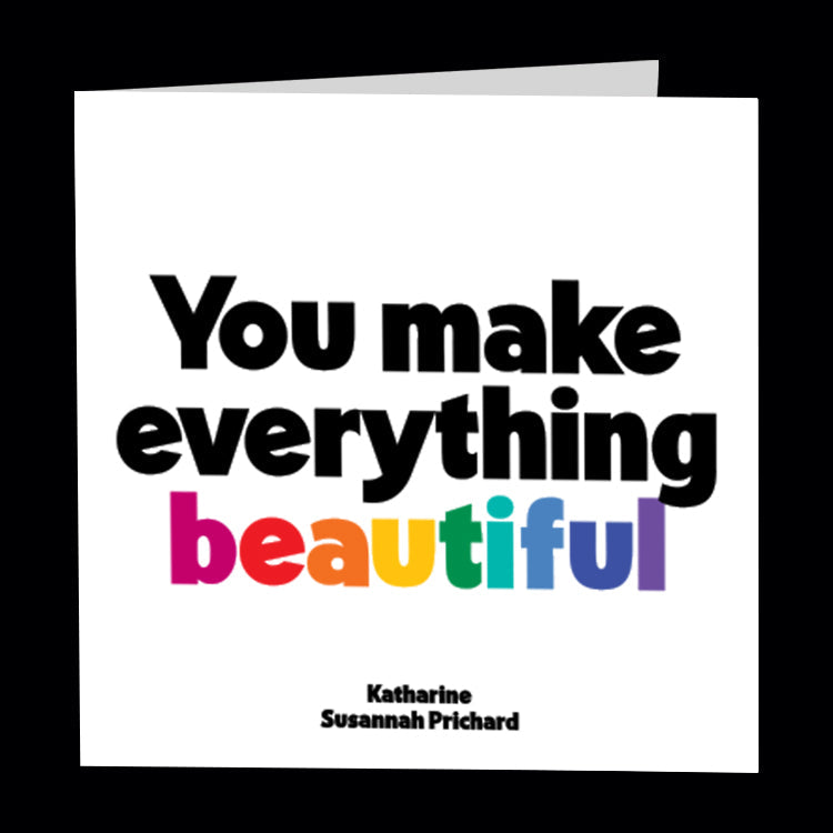 you make everything card