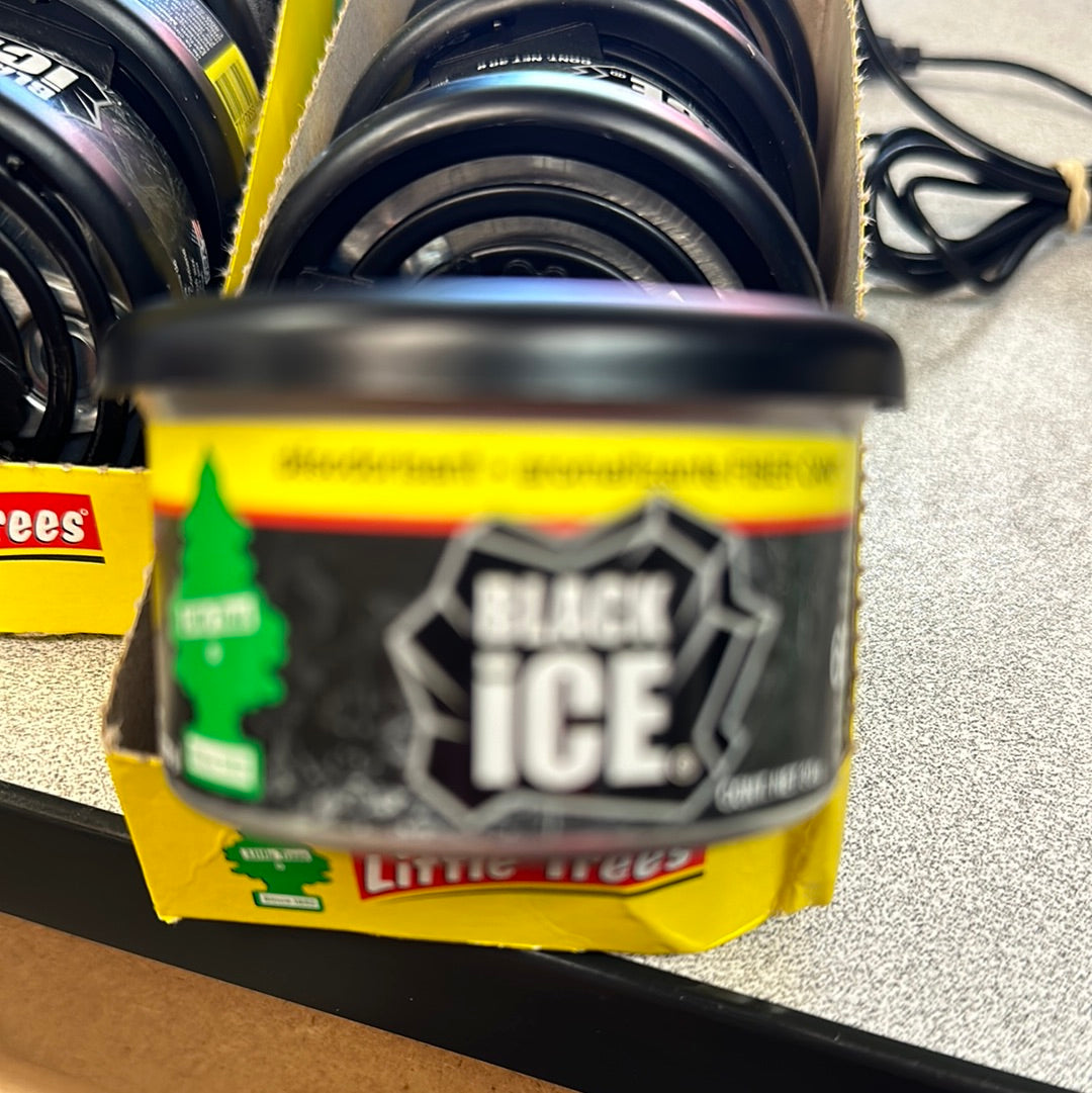 Little tree fiber can air freshener Black Ice