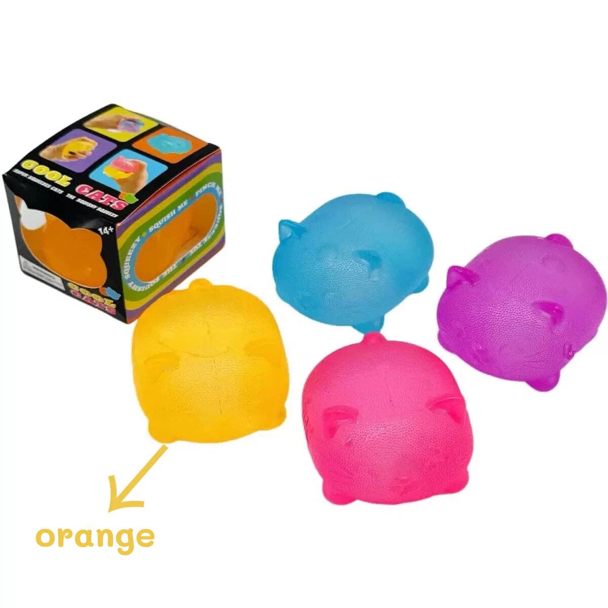 Nice Cube Translucent Slow Rising Stress Relief Squeeze Toy