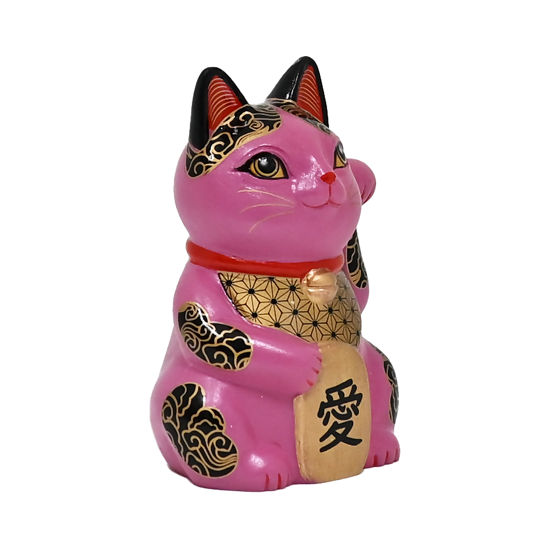 3.25"H Happineko Figurine Pink Love (1/36)