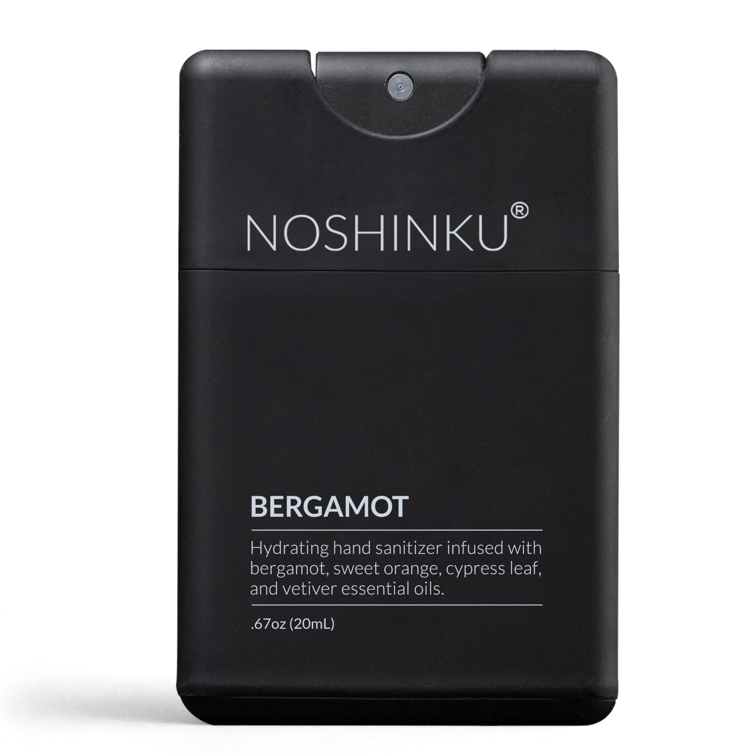 REFILLABLE Bergamot Ultra-Moisturizing Pocket Hand Sanitizer