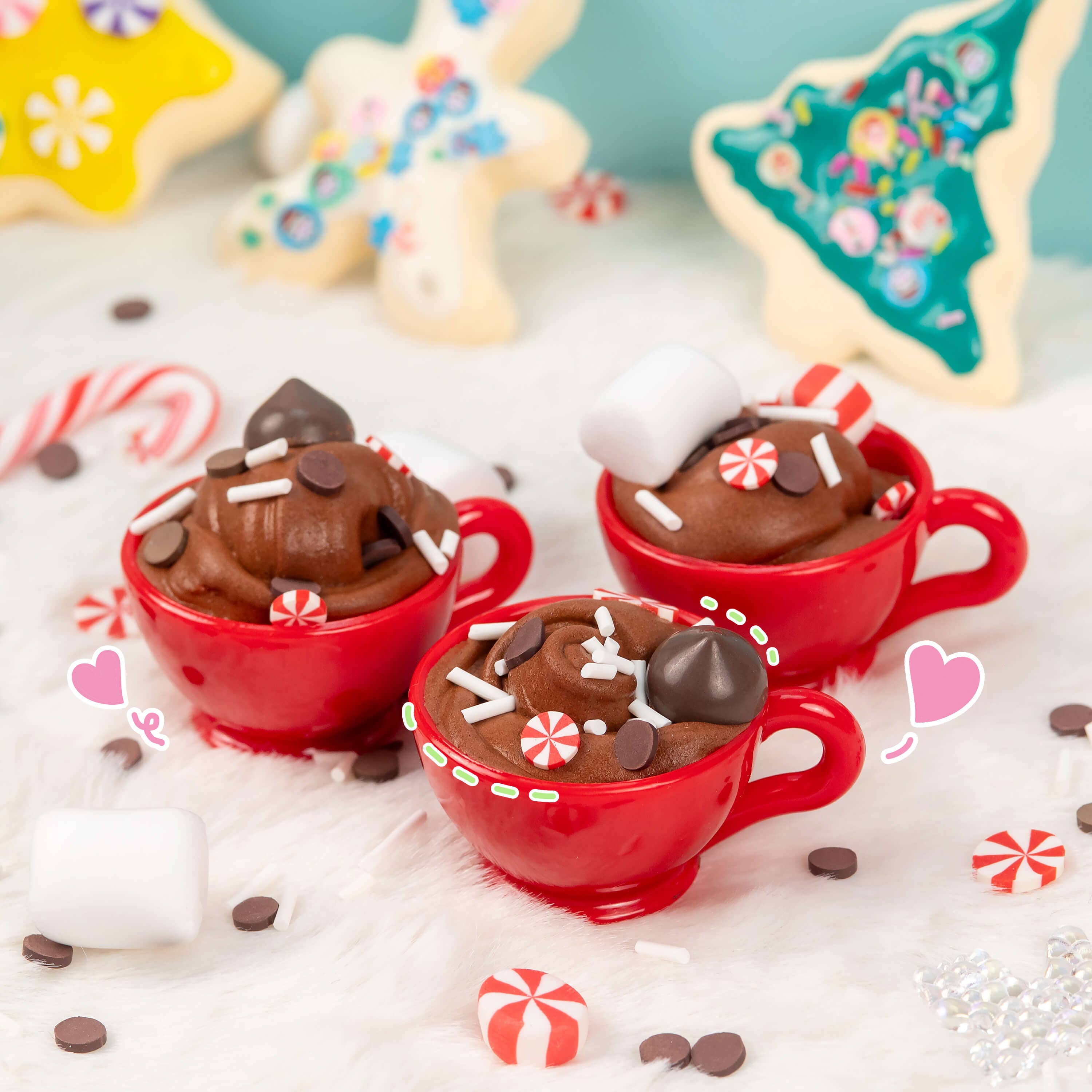 Hot Cocoa Kisses Butter Slime (4pcs/case)