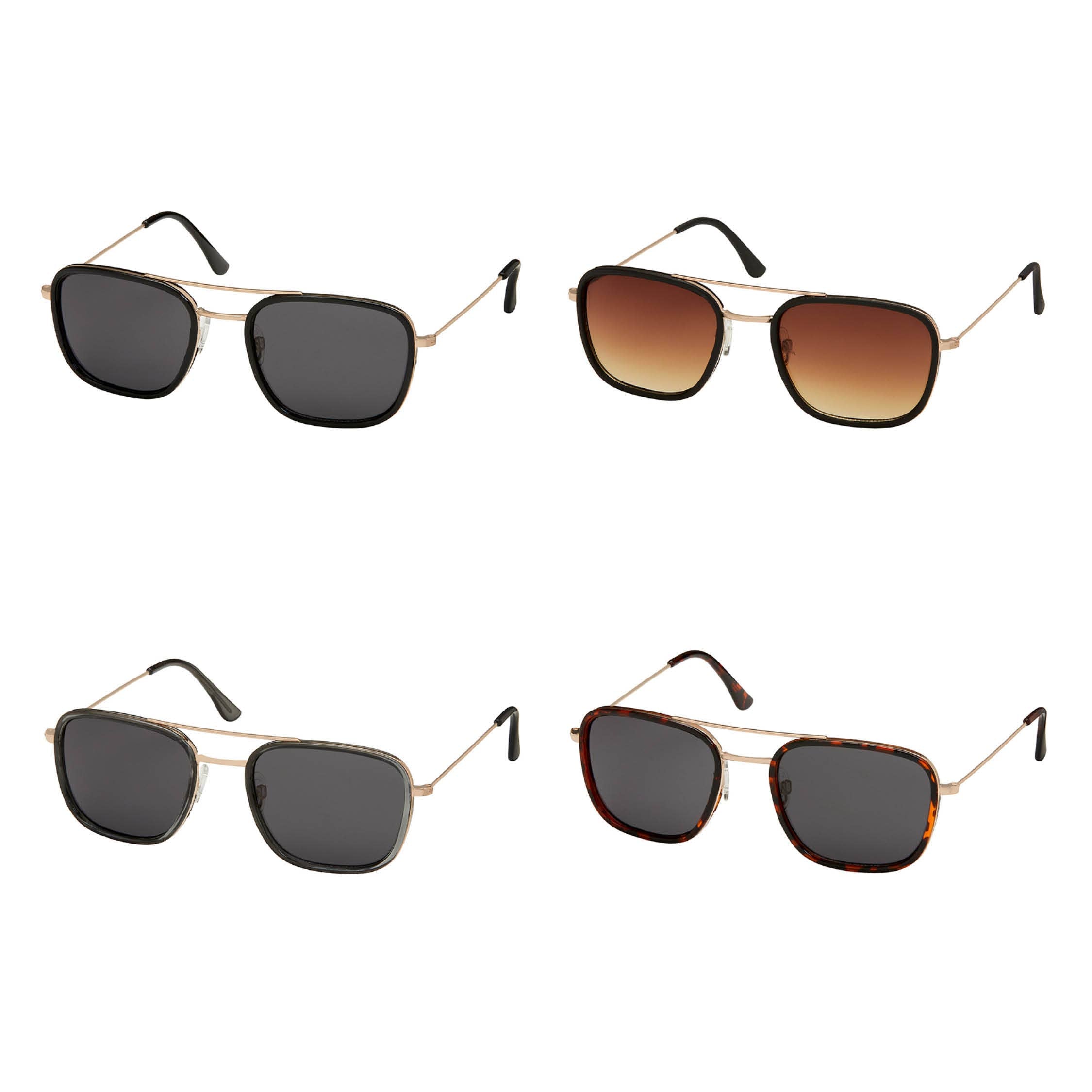 1279 - Square Aviator Sunglasses - Heritage