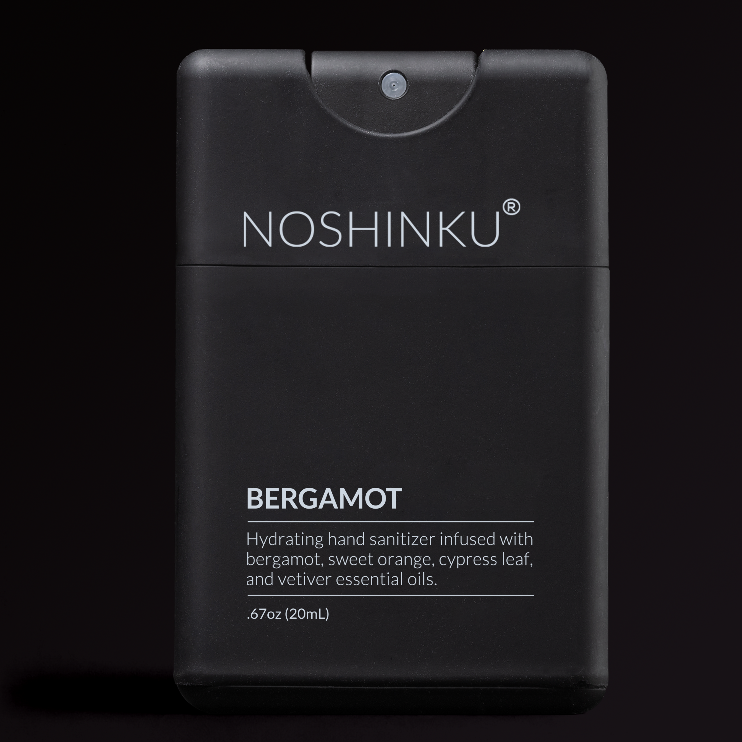 REFILLABLE Bergamot Ultra-Moisturizing Pocket Hand Sanitizer