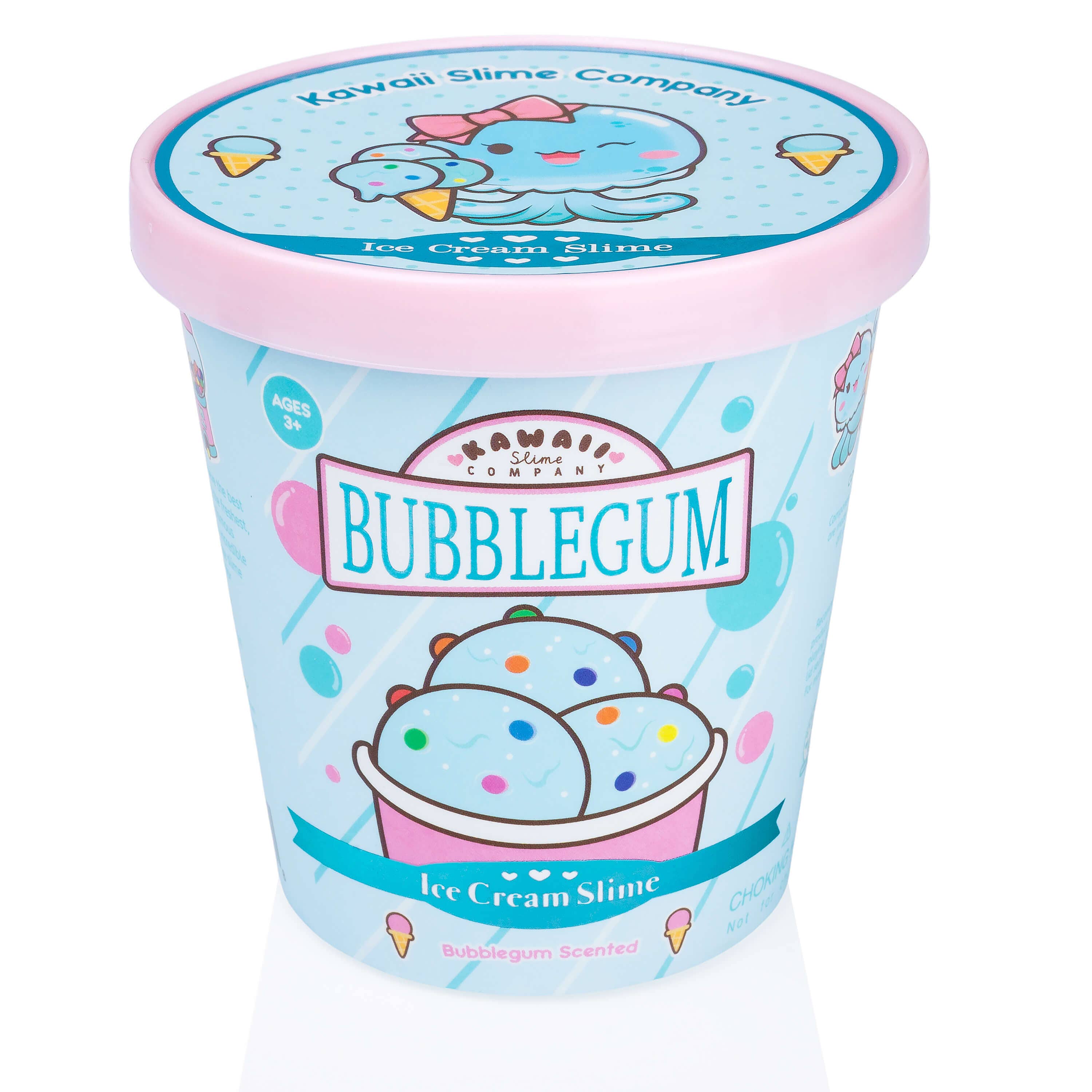 Bubblegum Scented Ice Cream Pint Slime (5pcs/case)