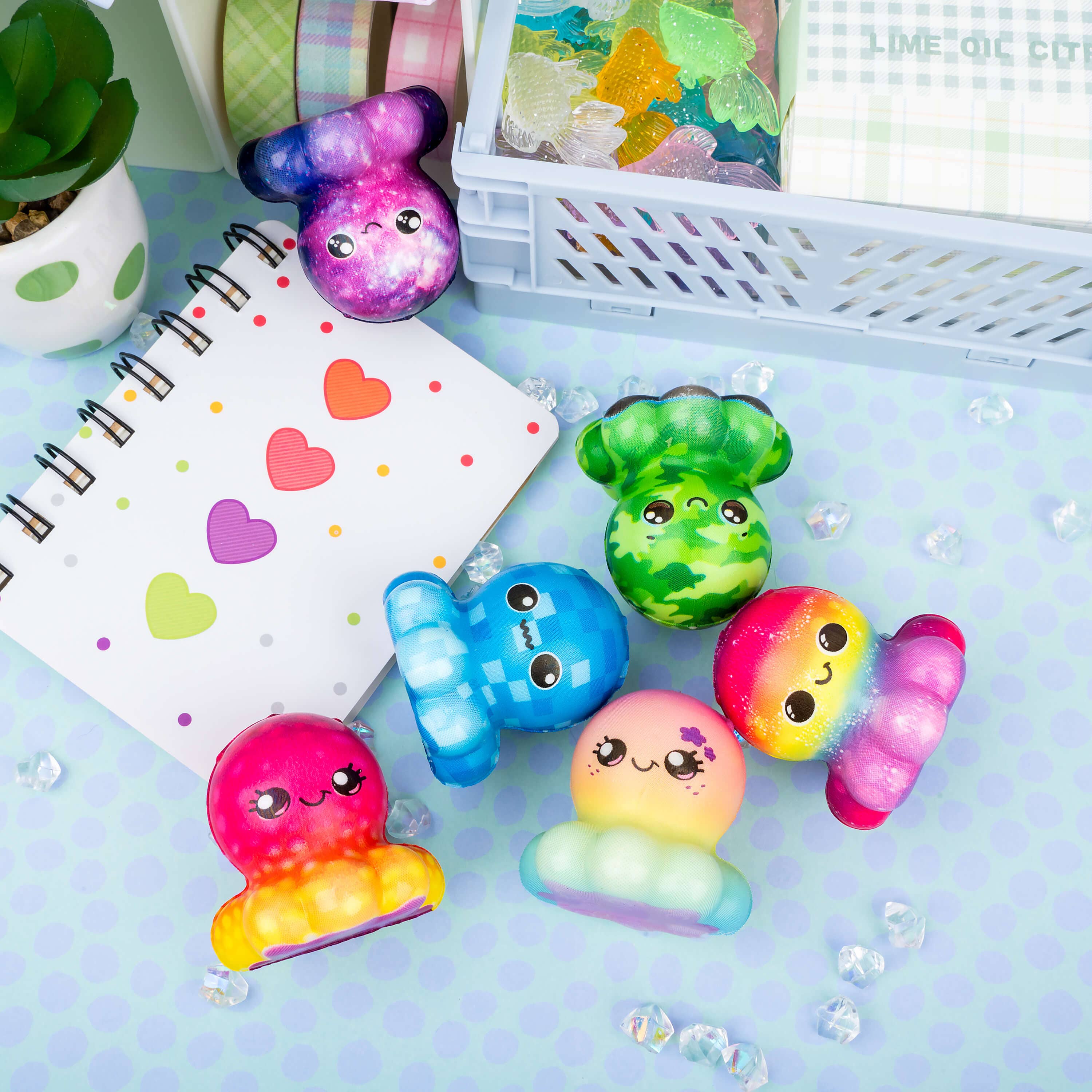 Octo-Squish Mini Squishy Toys PDQ (24pcs/case)