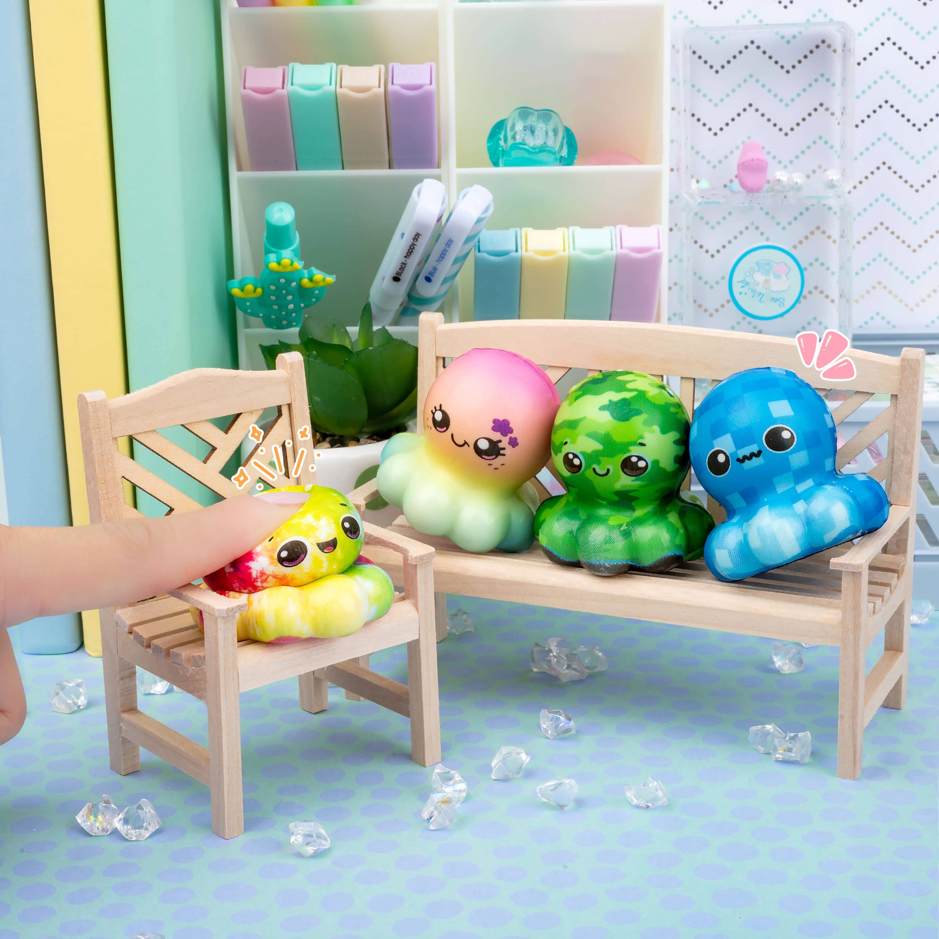 Octo-Squish Mini Squishy Toys PDQ (24pcs/case)