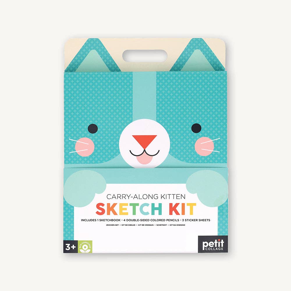 Carry-Along Kitten Sketch Kit