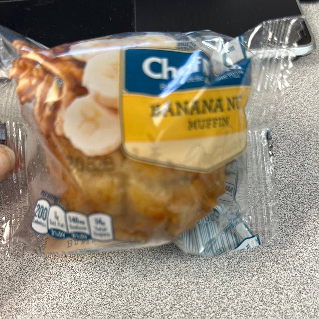 Chef Pierre banana nut muffin
