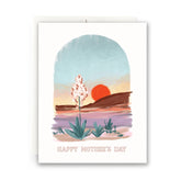 Desert Sunset Mother's Day Greeting Card