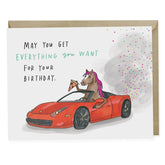 Em & Friends - Pony Ferrari Birthday Card