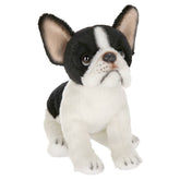 A 6-inch stuffed animal of Lil' Oliver, a French Bulldog from the Bearington Collection, featuring large ears, a detailed eye, and a cute paw.
