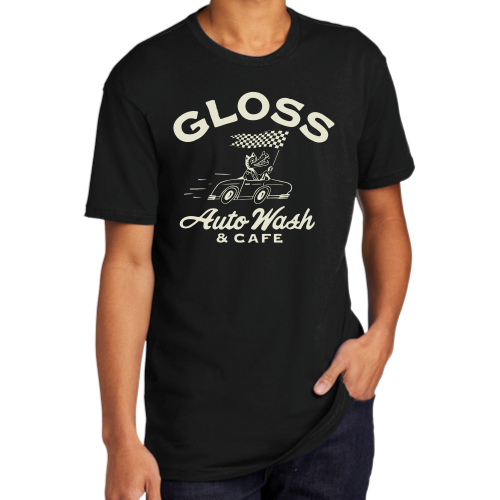 Gloss Wolf Matte Gold & Black T-Shirt