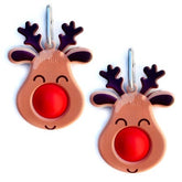 Top Trenz Inc. - OMG Mega Pop - Christmas Reindeer Keychain