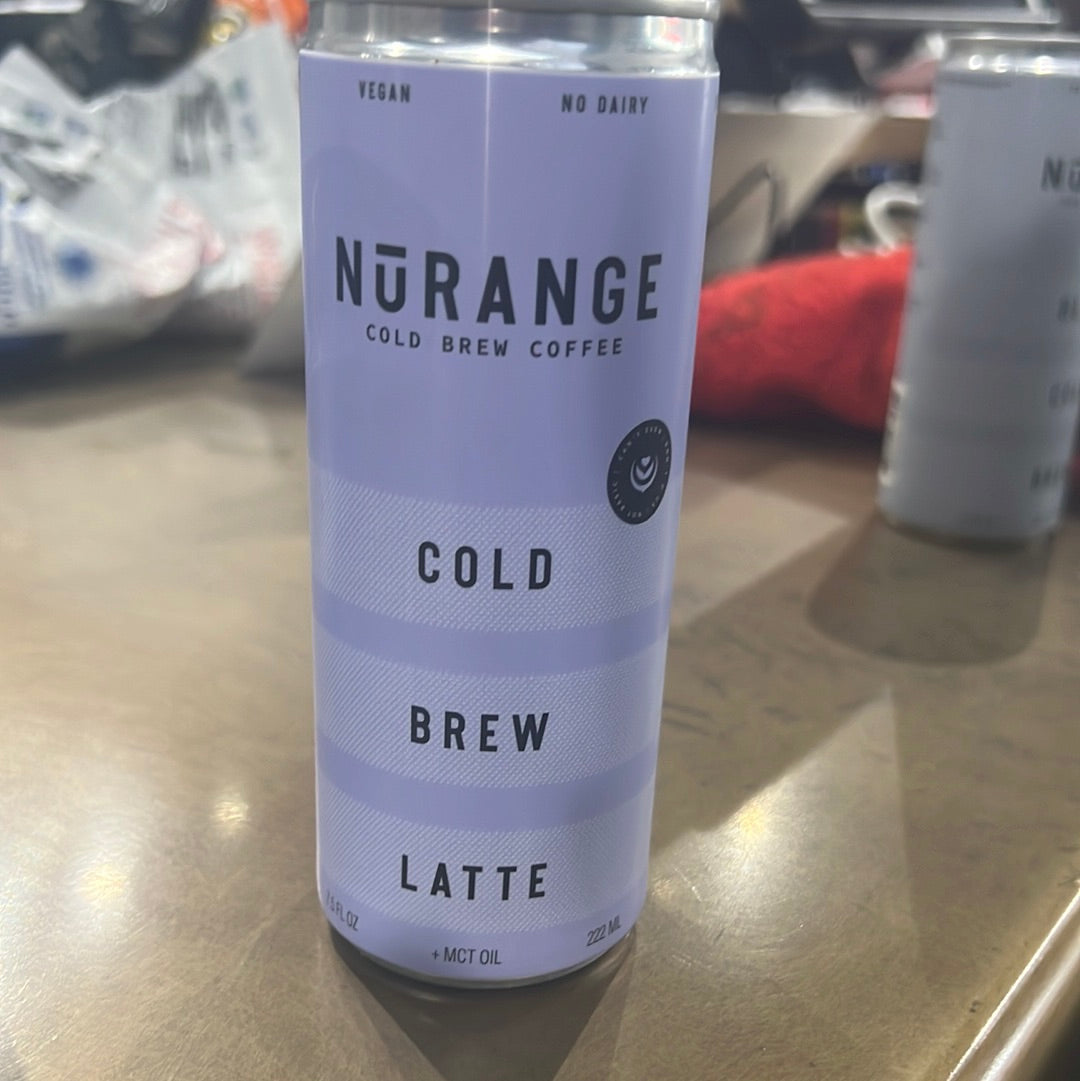 Nurange cold brew latte