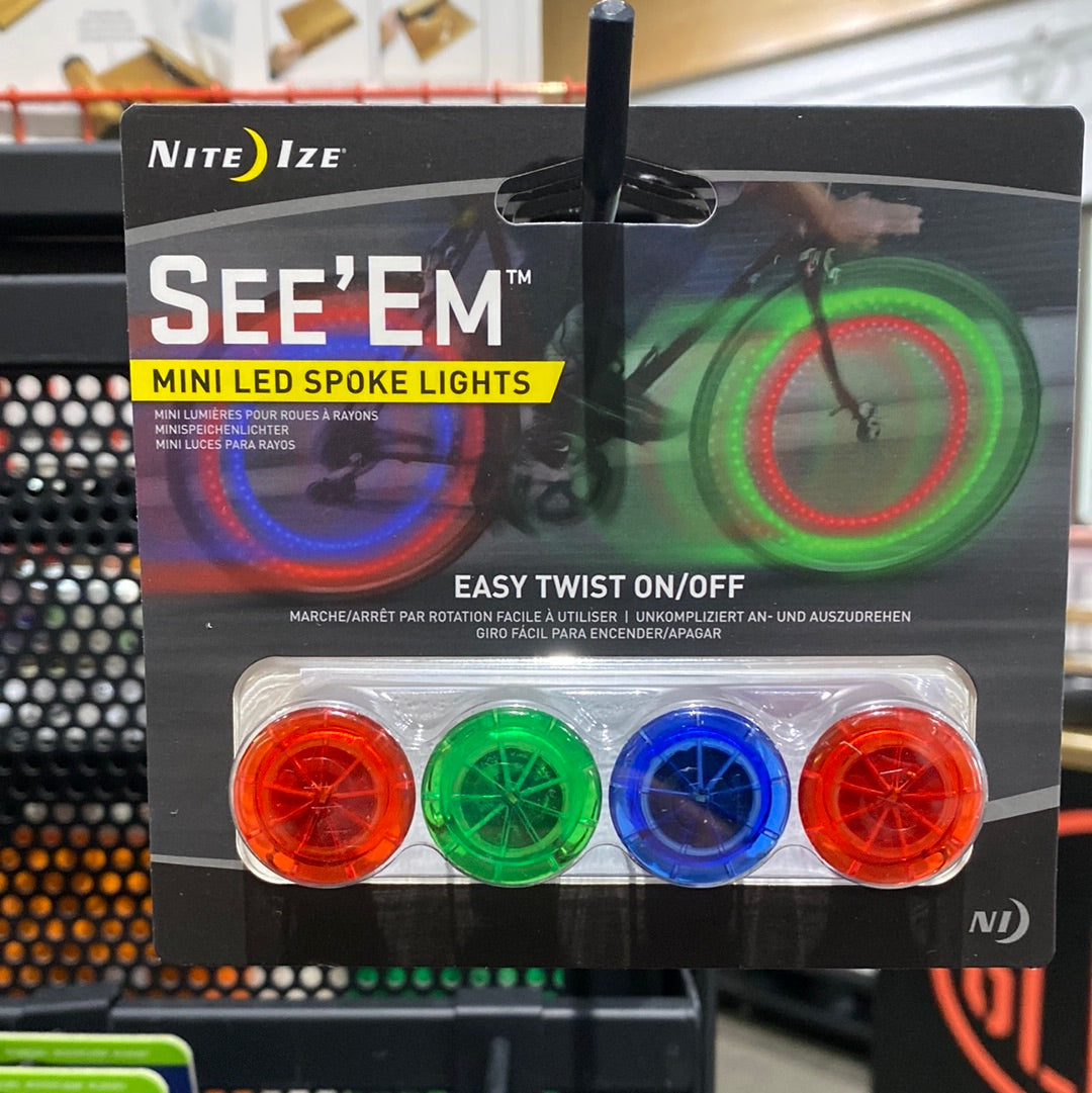 See'Emª Mini Spoke Lights - 4 Pack - Assorted